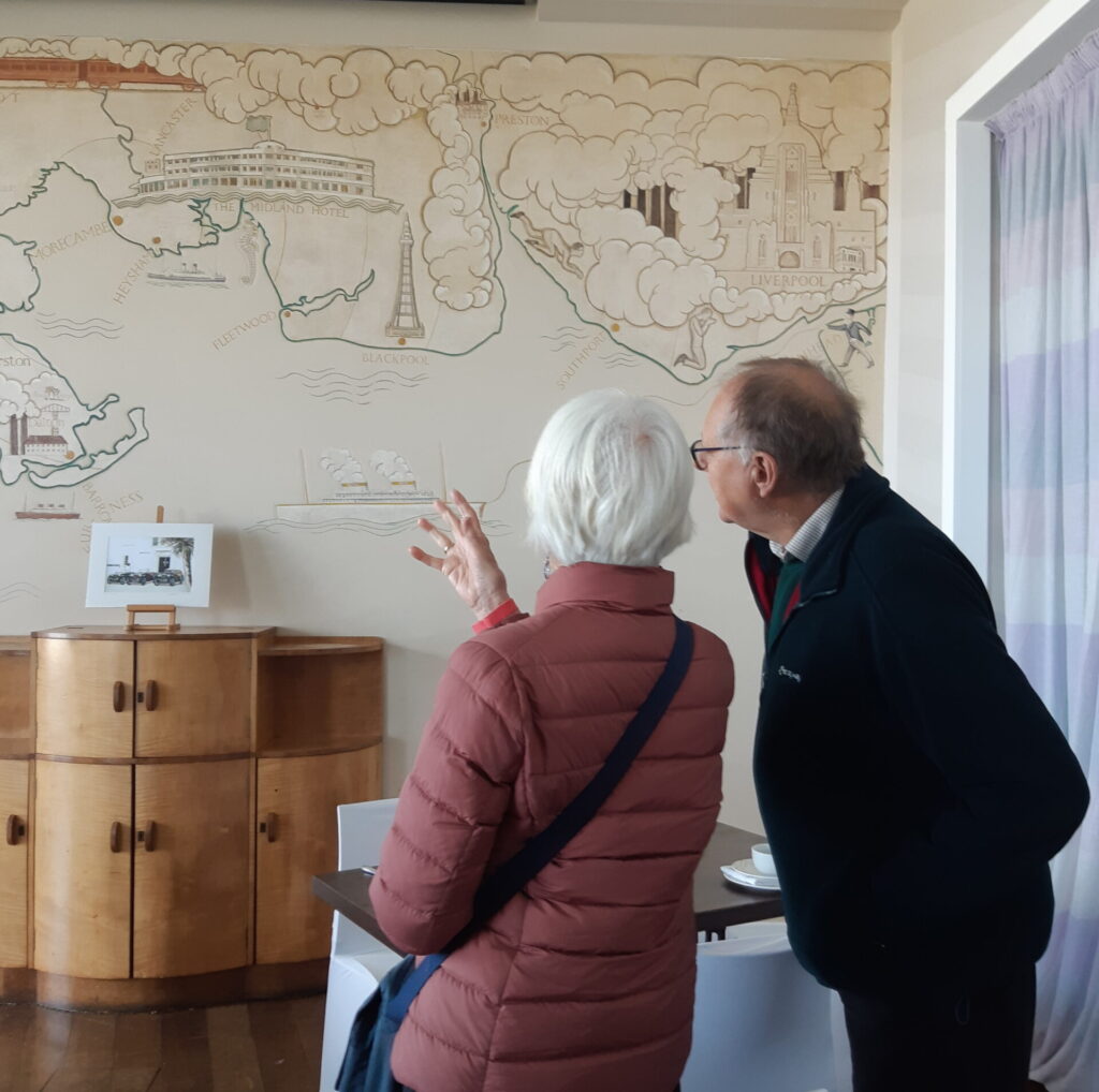 The Eric Gill map of Morecambe Bay