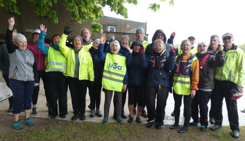 The successful rowers who completed the 35 miles on the