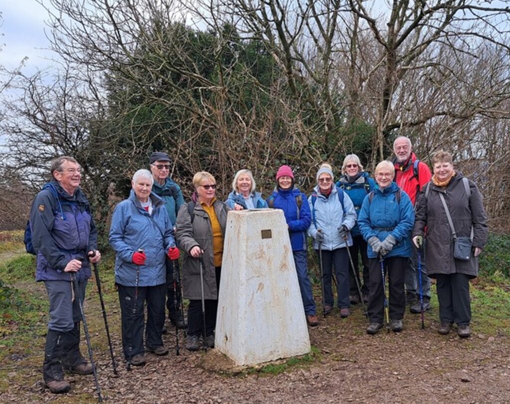 At a trig point