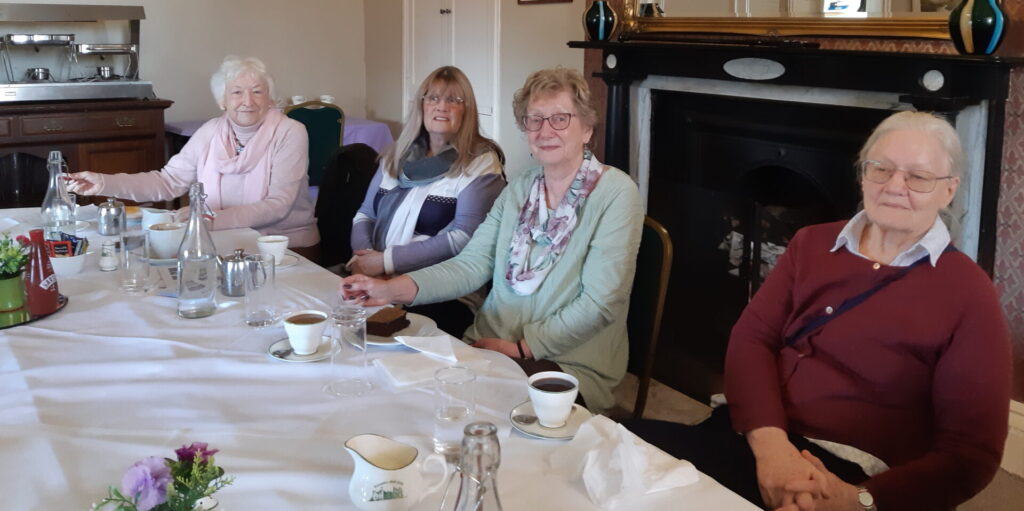 Members relaxing after a very pleasant lunch at Lancaster Golf Club